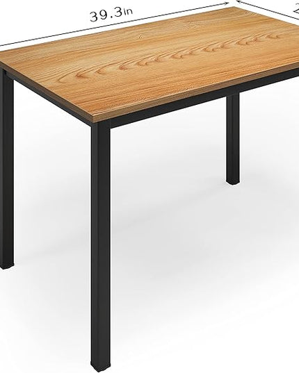 SogesGame 39.4 inches Computer Desk for Small Space Small Table Small Writing Desk Compact Desk - LeafyLoom