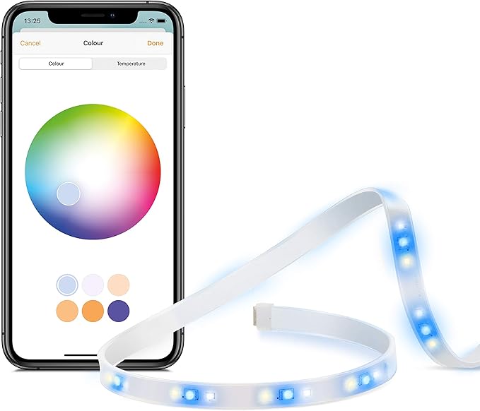 Eve Light Strip - Apple HomeKit Smart Home LED Lights Strip, Full Color Spectrum and White, 1800 Lumens Eve