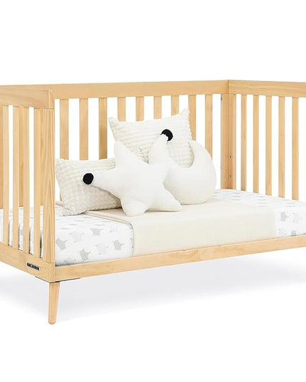 Delta Children Essex 4-in-1 Convertible Crib, Natural - LeafyLoom