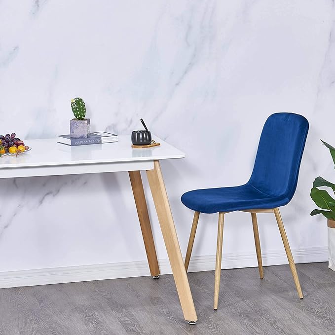 NicBex Haerin-SD-00381-LWJ Dining Chairs, 22.8"x17.7"x33.5", Blue - LeafyLoom