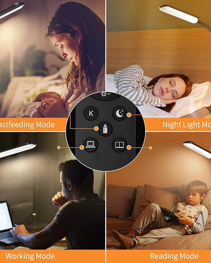 [2024 New] Frideko LED Floor Lamp, 18W 1800LM Super Bright Floor Light with Remote & Touch Control, Dimmable Timing 4 Colors Eye Caring Reading Light, Gooseneck Modern Standing Lamp for Living Room - LeafyLoom