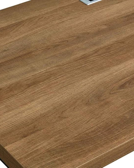 Computer Desk 47 in, Home Office Writing Desk, Modern Simple Style Wood Table, Brown - LeafyLoom