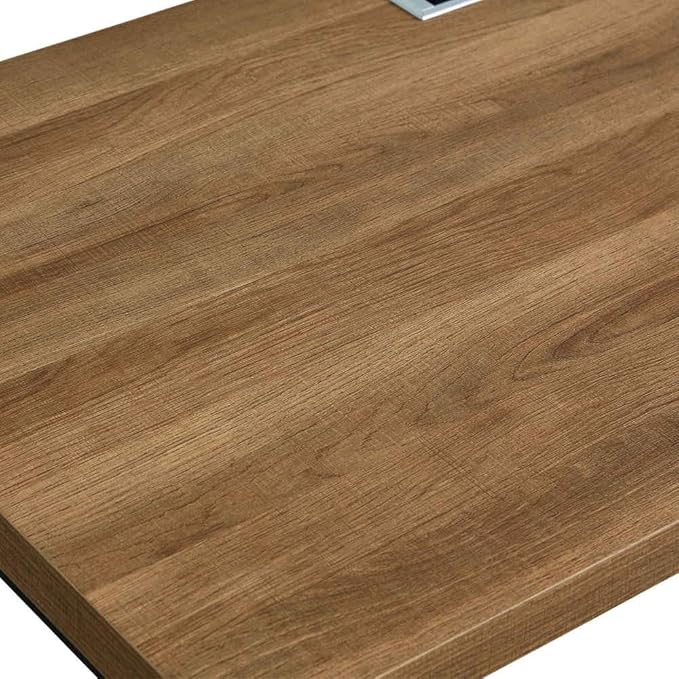 Computer Desk 47 in, Home Office Writing Desk, Modern Simple Style Wood Table, Brown - LeafyLoom