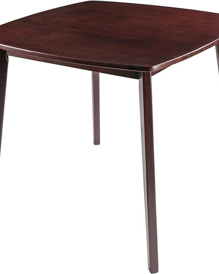 Winsome Wood Pauline Dining, 34.02x34.02x29.33, Walnut - LeafyLoom