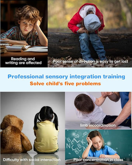 Autism Kids Swivel Chair, Spinning Chair, Sit and Spin Spinning Stool for Child Aged 3+, Red Sensory Toys Wobble Chair Training Child's Body Coordination Ability Relieve Motion Sickness Symptoms - LeafyLoom