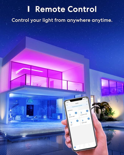 meross Smart Light Bulb, Smart WiFi LED Bulbs Compatible with Apple HomeKit, Siri, Alexa, Google Assistant and SmartThings, Dimmable E26 Multicolor 2700K-6500K RGB, 810 Lumens 60W Equivalent meross
