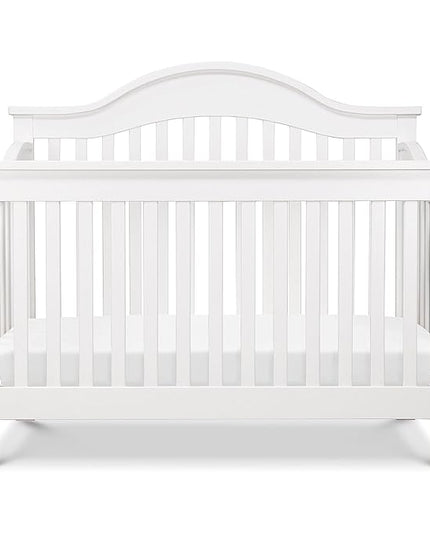 DaVinci Jayden 4-in-1 Convertible Crib in White, Greenguard Gold Certified - LeafyLoom