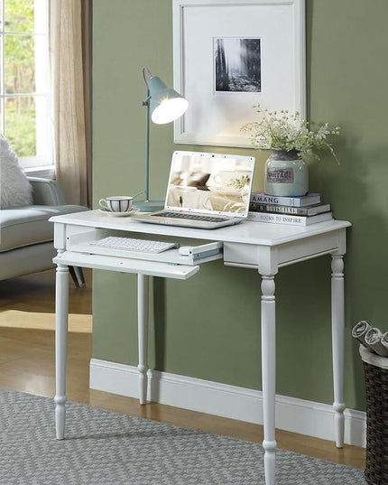 Convenience Concepts French Country Desk, White - LeafyLoom