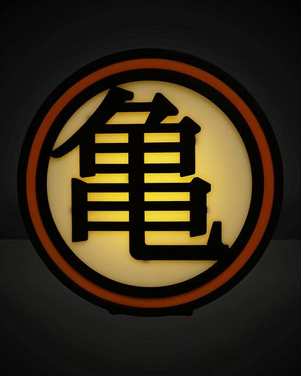 ABYSTYLE Dragon Ball Z Kame Symbol Decorative Portable LED Lamp 6.7" x 6.9" x 2.4" Room Office Home Décor Anime Manga Gift - LeafyLoom