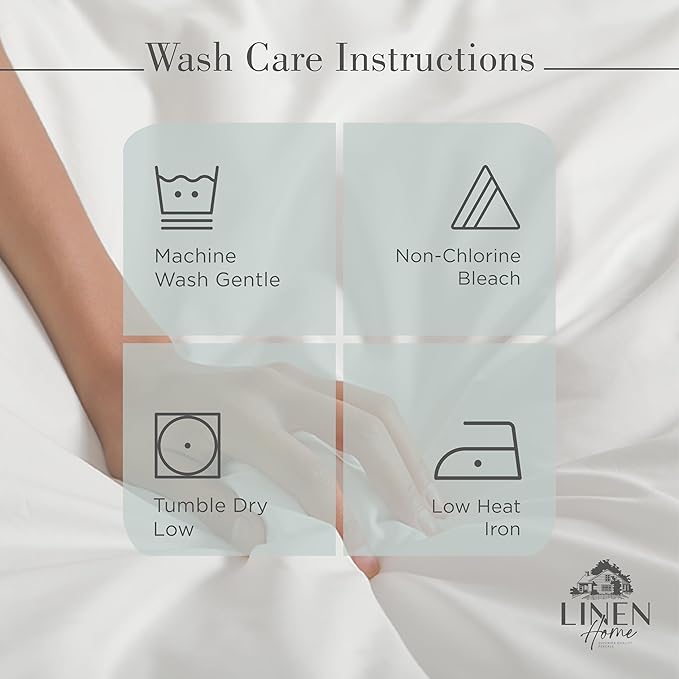100% Cotton Percale Sheets California King Size, Pastel turk, Deep Pocket, 4 Pieces Sheet Set - 1 Flat, 1 Deep Pocket Fitted Sheet and 2 Pillowcases, Crisp Cool and Strong Bed Linen - LeafyLoom
