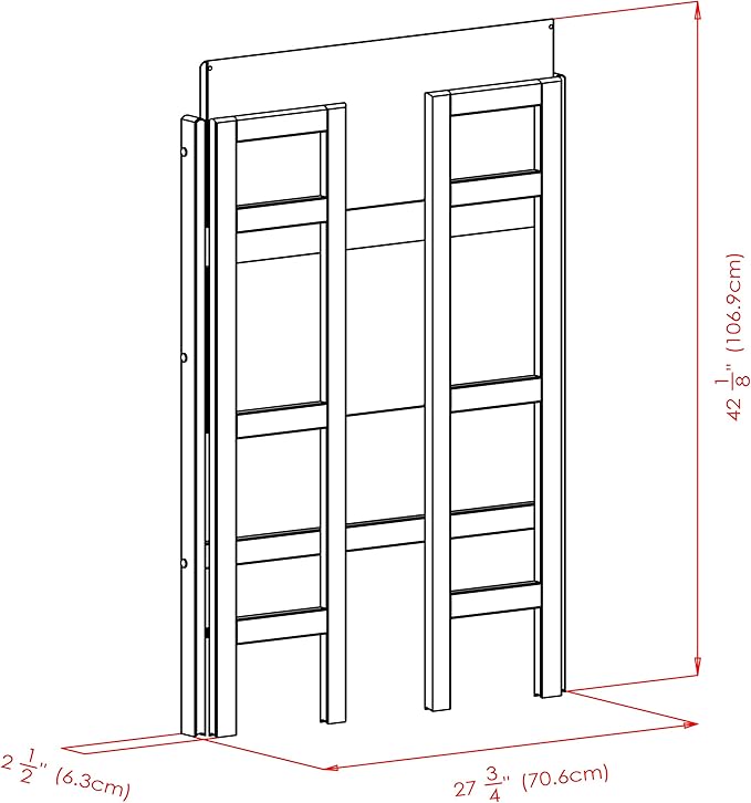 Winsome Wood Terry Shelving, Walnut, 3 - LeafyLoom