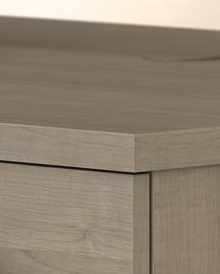Bush Somerset Lateral File Cabinet, Ash Gray (WC81680) - LeafyLoom