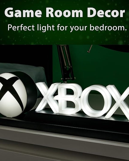 Paladone Xbox Icons Light, Dynamic and Standard Lighting Modes, Licensed Xbox Gaming Desk Accessory & Game Room Decor, Xbox Gift for Men - LeafyLoom
