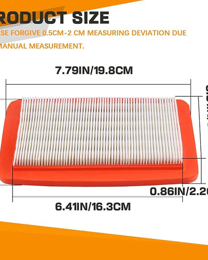 Air Filter Replacement for RedMax Parts T401282310 EBZ8500 EBZ8001 H Parts 512652001 Backpack Blower 170BT 180BF Leaf Blower 570BFS 580BTS - LeafyLoom