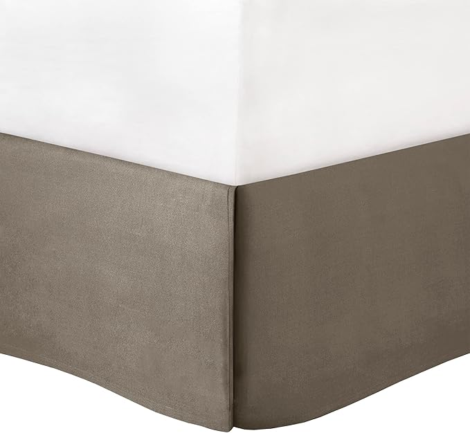 Madison Park Amherst Faux Silk Comforter Set-Casual Contemporary Design All Season Down Alternative Bedding, Matching Shams, Bedskirt, Decorative Pillows, King(104"x92"), Blue, 7 Piece (MP10-043) - LeafyLoom