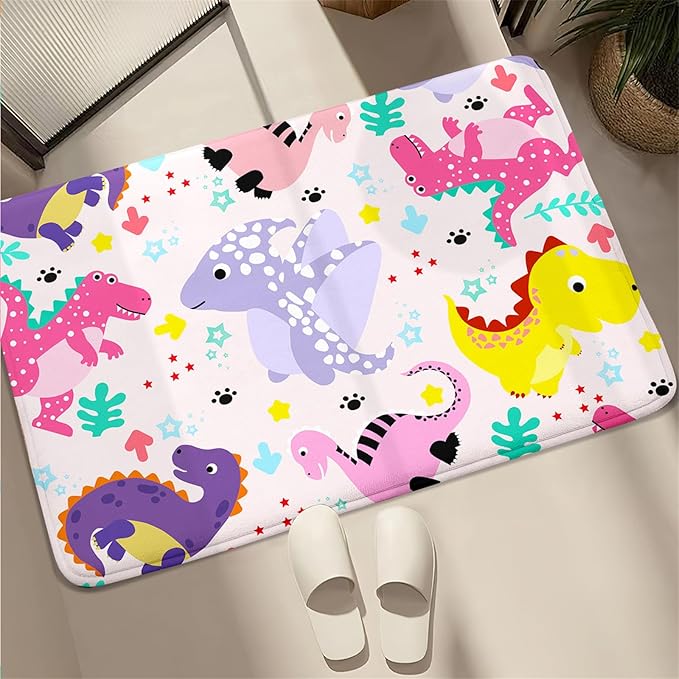 Dinosaur Rugs for Boys Bedroom Dino Rugs for Boys Room Kids Rugs Dinosaur Bedroom Decor for Boys Kids Play Rugs for Boys Bedroom Cute Dinosaur Rugs Dinosaur Rugs for Living Room Decor,2'×3' - LeafyLoom