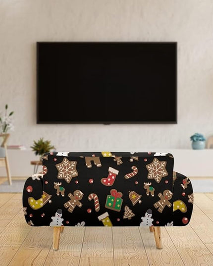 FKELYI Christmas Decorations Indoor Furniture Protector Easy Going Stretch Sofa Slipcover Non-Slip Sofa Slipcovers Washable Sofa Couch Cover L FKELYI