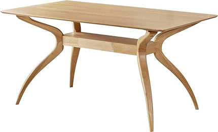 Christopher Knight Home Salli Wood Dining Table, Natural Oak Finish - LeafyLoom