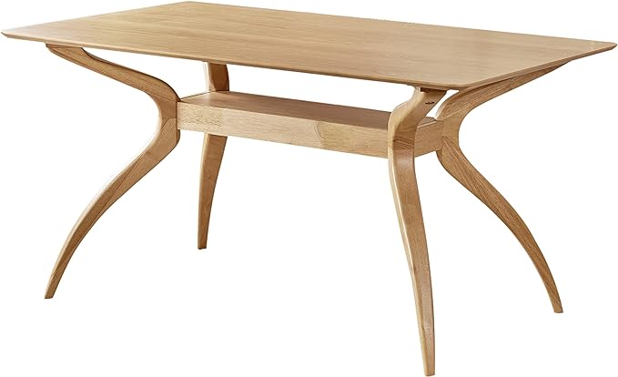 Christopher Knight Home Salli Wood Dining Table, Natural Oak Finish - LeafyLoom
