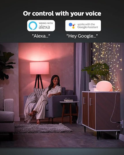 Philips Hue Smart Plug, White - 1 Pack - Turns Any Light Into a Smart Light - Control with Hue App - Compatible with Alexa, Google Assistant, and Apple HomeKit PhilipsHue