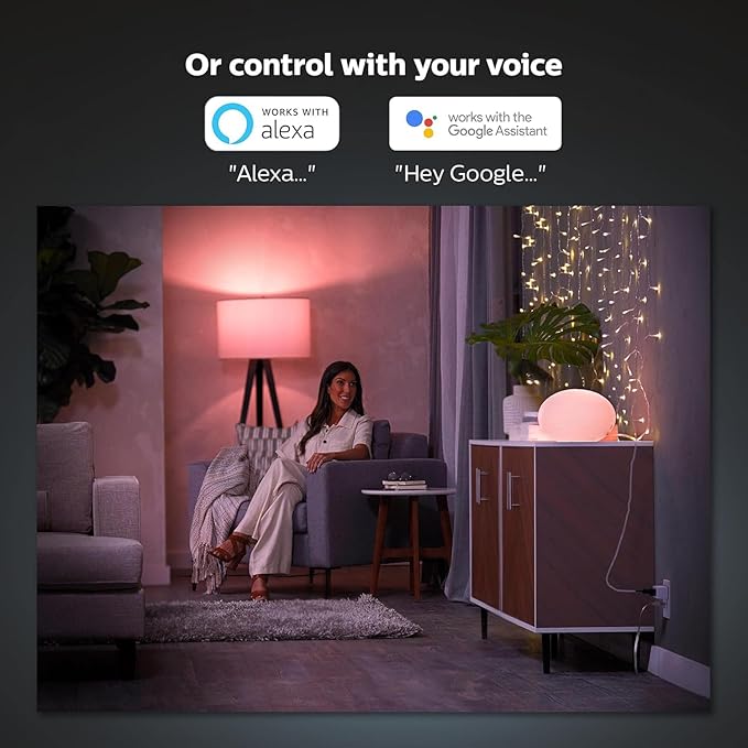 Philips Hue Smart Plug, White - 1 Pack - Turns Any Light Into a Smart Light - Control with Hue App - Compatible with Alexa, Google Assistant, and Apple HomeKit PhilipsHue