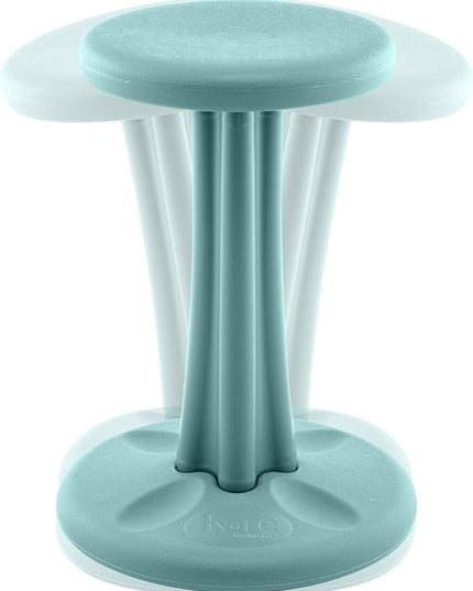 Kore Kids Pre-Teen Wobble Chair - Flexible Seating Stool for Classroom, Home & School, ADD/ADHD - Made in The USA - Age 10-11, Grade 5-6, Teal (18.7in) - LeafyLoom