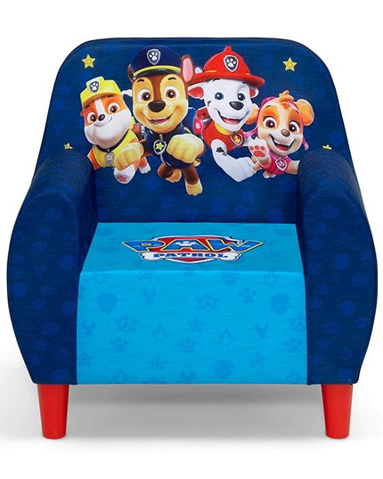 Delta Children PAW Patrol Foam Chair for Kids, Blue - LeafyLoom