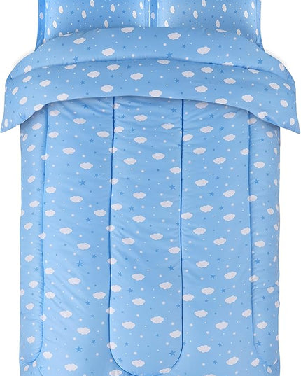 Utopia Bedding All Season Cloud Comforter Set with 2 Pillow Cases, 3 Piece Soft Brushed Microfiber Kids Bedding Set for Boys/Girls, Machine Washable (Twin) - LeafyLoom