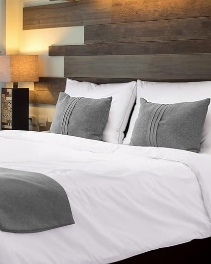Utopia Bedding Bed Pillows for Sleeping King Size (White), Set of 2, Cooling Hotel Quality, Gusseted Pillow for Back, Stomach or Side Sleepers - LeafyLoom