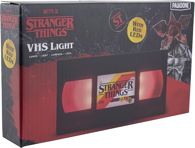 Paladone Stranger Things VHS Logo Light, Officially Licensed Merchandise - LeafyLoom