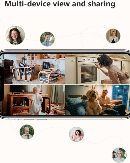 Imou 2.5K WiFi Camera Indoor Pet Dog Camera 4MP, 360° Home Security Wireless IP Baby Camera, Human Detection AI, Smart Tracking, Siren, 10m Night Vision, 2-Way Audio, Privacy Mode, Works with Alexa Imou