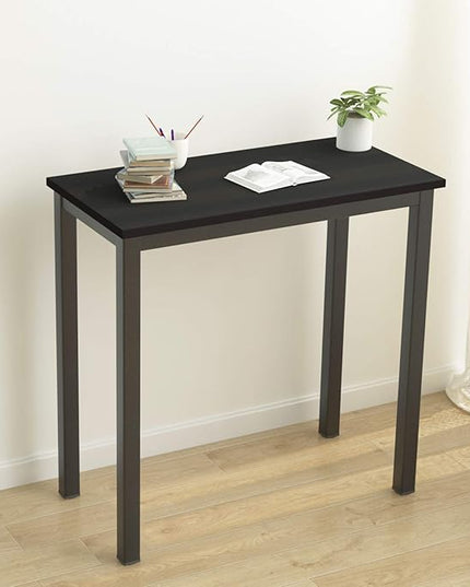 SogesGame Small Computer Desk, 31.5 inches Small Office Desk Computer Table Study Writing Desk Workstation for Home Office, Black - LeafyLoom