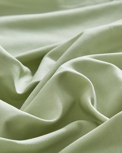 Light Green Comforter Set King Solid Sage Green Bedding Set Lightweight Women Soft Light Mint Green Blanket 3 PCs Durable Comforter Set King Men Breathable Sage Green Bed Comforter Set - LeafyLoom