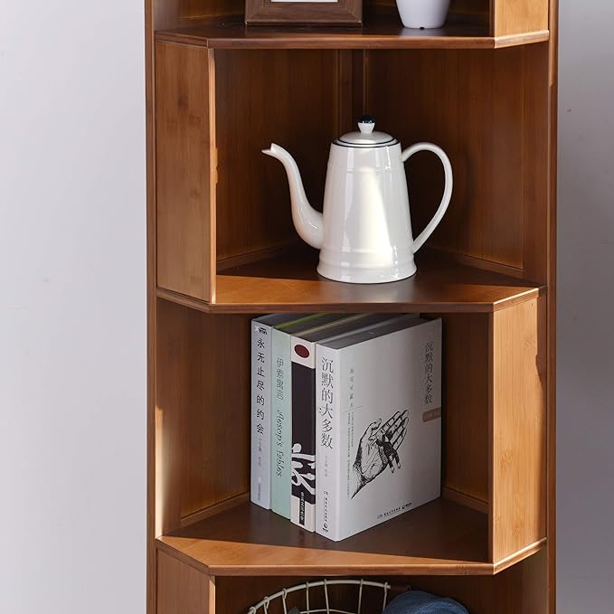 Industrial 4-Bookcase Cube Bookshelf for Home Office and Living Room Decoration - LeafyLoom