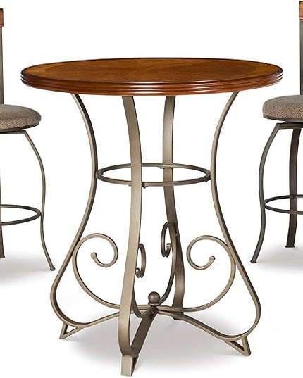 Powell 3-Pc. Hamilton Pub Set, Medium Cherry - LeafyLoom