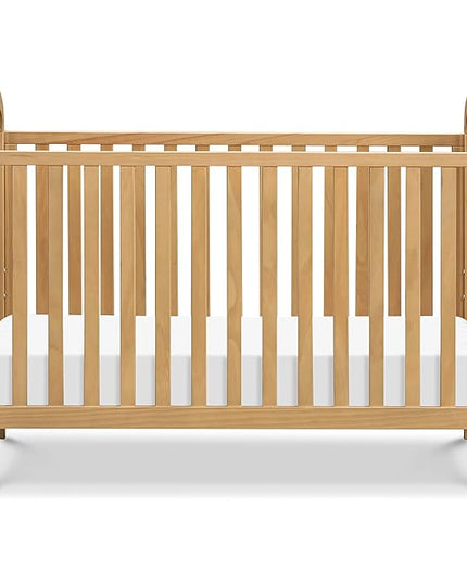 Davinci Beau 3-in-1 Convertible Crib in Honey, Greenguard Gold Certified - LeafyLoom