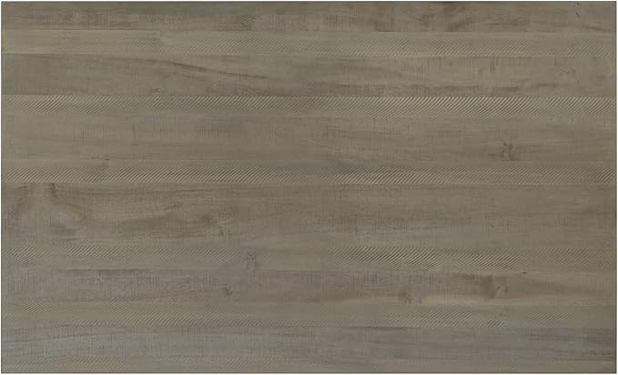 6-Piece Wooden Rectangular Dining Table Set with Bench and 4 Chairs for Kitchen Room Furniture, Rustic Style, Brown+Whitewash, 60" L x 36" W x 30" H - LeafyLoom