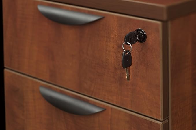 Regency Pedestal Legacy Box File, 15.5" x 22", Cherry - LeafyLoom