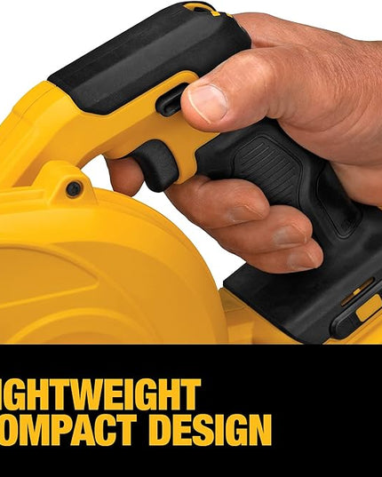 DEWALT 20V MAX* Blower for Jobsite Kit, Compact (DCE100M1) - LeafyLoom