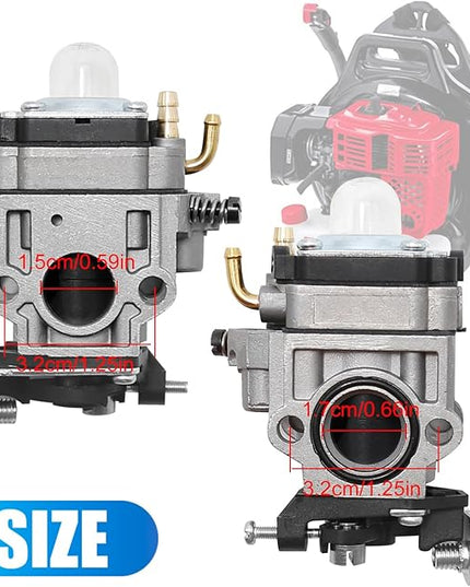 WYK-66 Carburetor with 544271501 Air Filter Replacement for RedMax Backpack Leaf Blower EB4300 EB4400 EB4401 EB431 EB7000 EB7001 - LeafyLoom