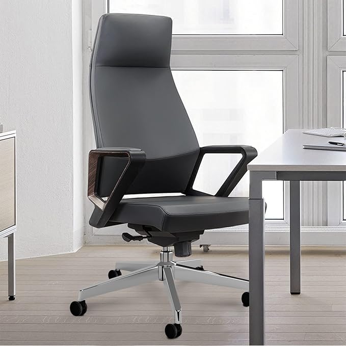 Office Chair Base, 28'' Desk Chair Base Replacement with Reinforced Metal Legs (2300Lbs), Chair Bottom Part for Most Chairs, Universal Gas Cylinder and Caster Sockets, Sliver - LeafyLoom