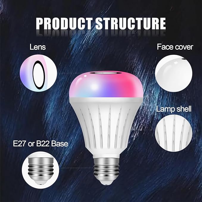NUNET LED Floor Lamp w. Shelves & AC/USB Outlets Smart Light Bulb Galaxy Star Projector Color Changing & App/Voice Controlled Lights w. 3 Level Shelves for Bedroom Living Room Corner - LeafyLoom