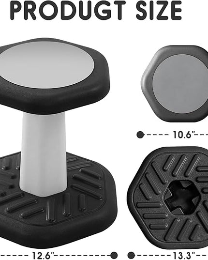 Wobble Chair for Kids, Wiggle Stool Flexible Seating Classroom, Improves Focus& Attention, Posture & ADHD Chair, Ages 3-8 - LeafyLoom