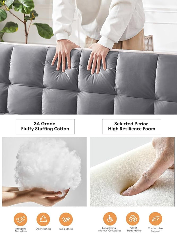 55" Full Size Pull Out Couch, 3 in 1 Convertible Futon Sofa Bed, Velvet Loveseat Sofa Cama, Foldable Lounge Sleeper Sofa with Pullout Bed, Small Couch for Living Room, Type C & USB Port - LeafyLoom