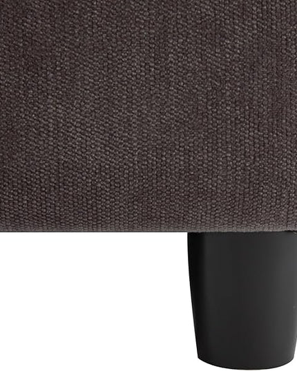 Morden Soft Linen Upholstered 3 Seater Cloud Sofa Couch Super Deep Seat Sleeper Sofa&Couch with Removable Back Cushions and Storage Armrests for Living Room, Apartment, Office, 119.5", Gray-402 - LeafyLoom