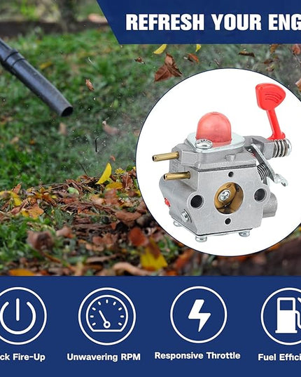 WT-875 545081855 Carburetor for Craftsman Poulan Pro 25CC Blower BVM200C BVM200VS P200C GBV325 P325 200mph Blower - LeafyLoom