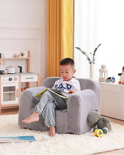 Tiita Kids Sofa, Chirldren Couch with Carrying Handle & Side Pockets, Kids Foam Chair, Toddler Armrest Chair,Kids Read Sofa for Girl Or Boy(Ball) - LeafyLoom