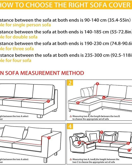 FKELYI Christmas Decorations Sofa Couch Cover Comfortable Furniture Protector Easy Going Stretch Sofa Slipcover with Elastic Bottom XL FKELYI