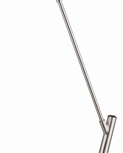 ORE International 6275 18-Inch Pendulum LED Table Lamp, Silver - LeafyLoom