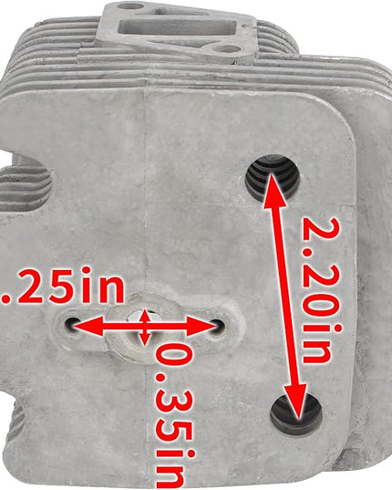 577257301 Cylinder Piston For RedMax EBZ6500 EBZ6500RH EBZ7500 EBZ7500RH Blower with Accessories Kit - LeafyLoom
